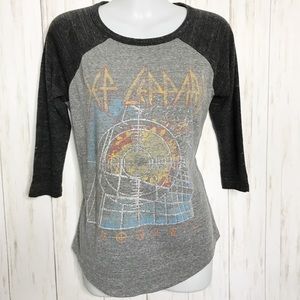 Junk Food Def Leppard Band Shirt
